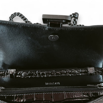 BALENCIAGA - HOURGLASS WALLET ON CHAINE