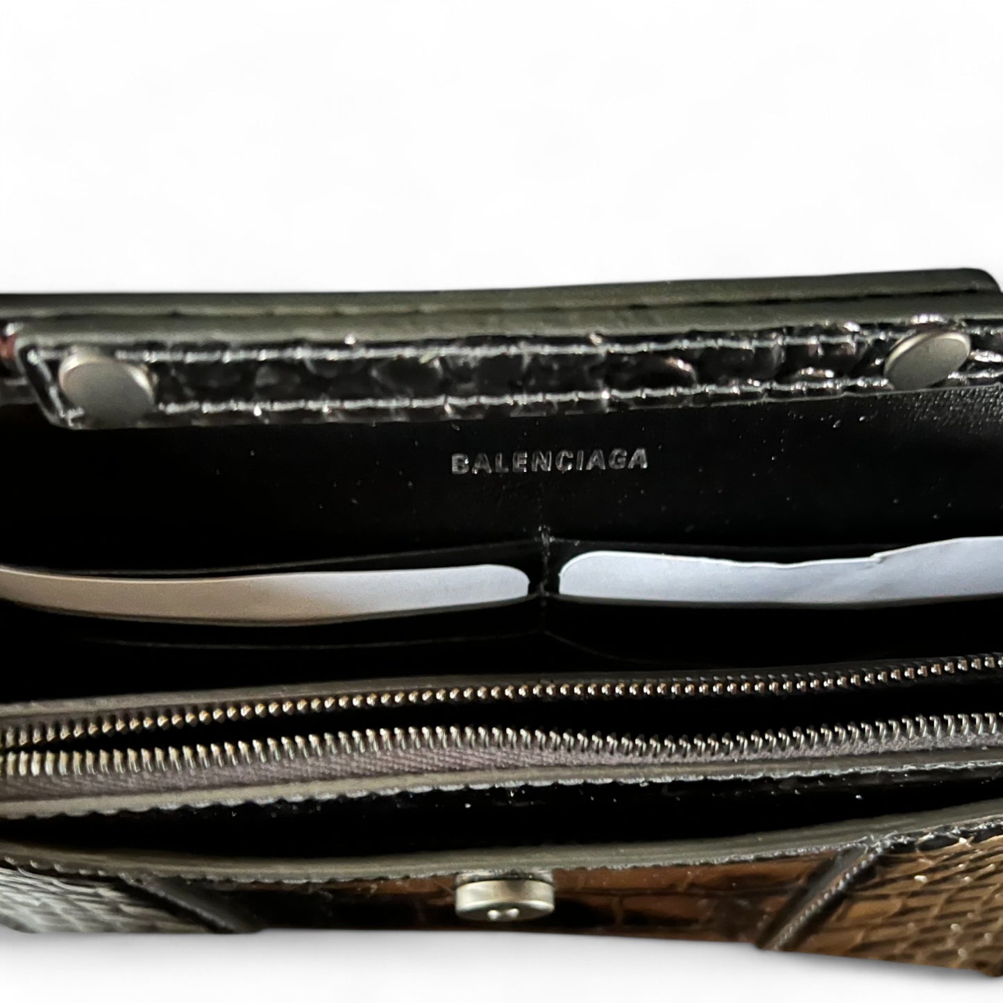 BALENCIAGA - HOURGLASS WALLET ON CHAINE